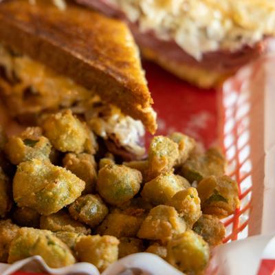 Fried okra