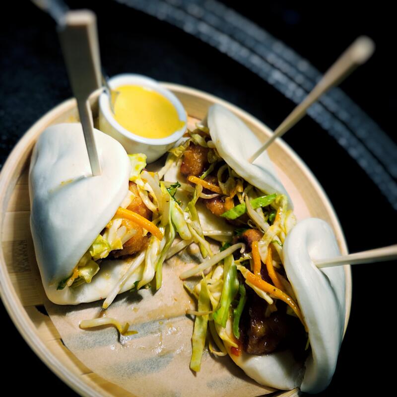 menu item 18 of 38, Fried Chicken Bao