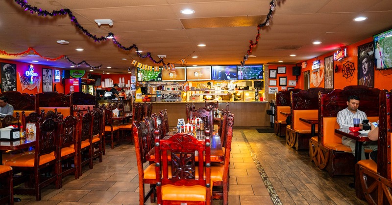 Interior, dining area