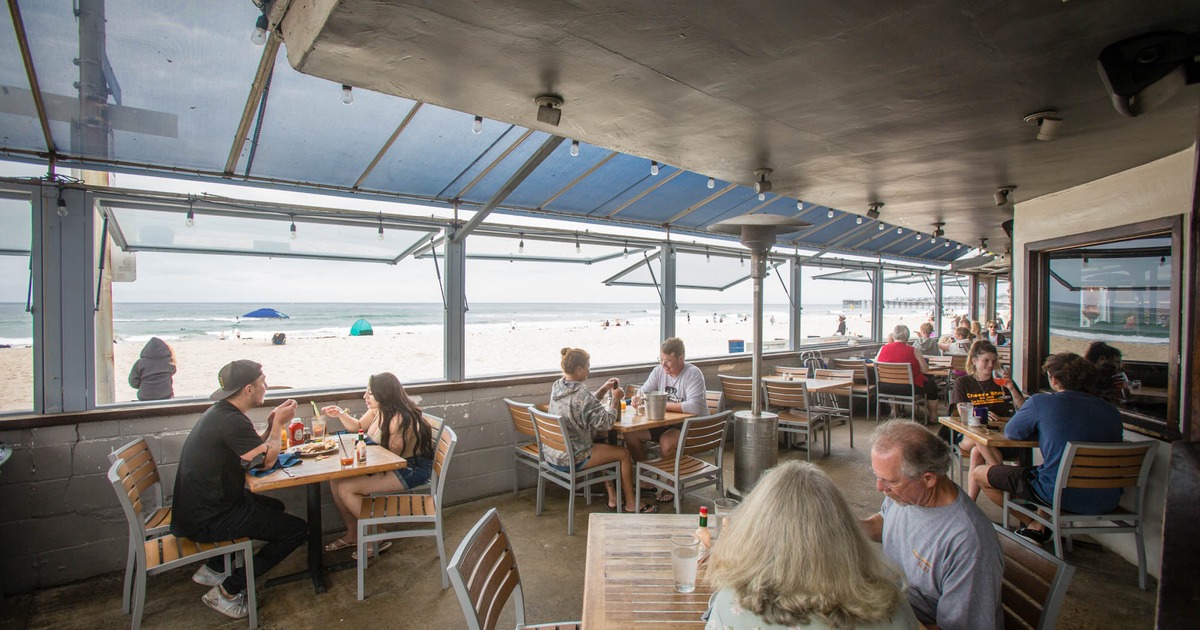 Interior, guests dining