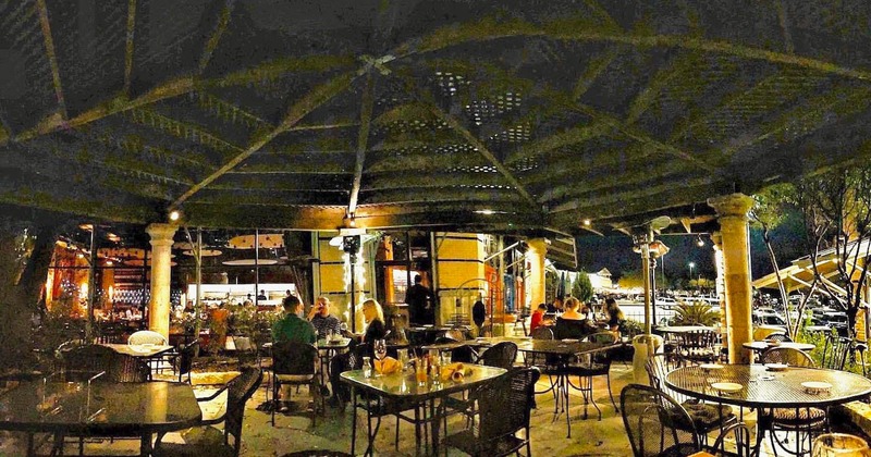 Exterior, patio with guests