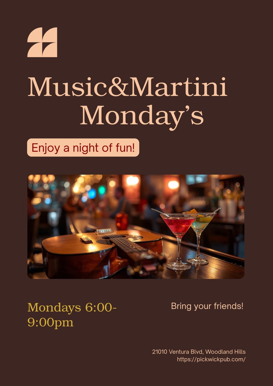 Music &Martini Monday's event photo