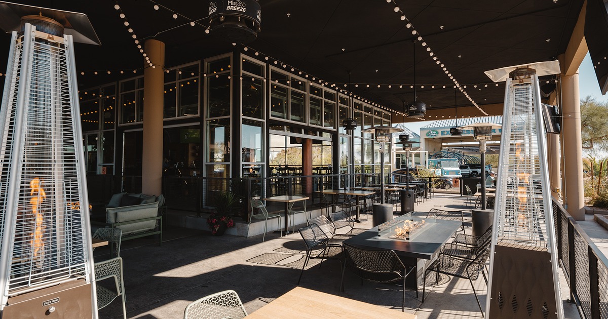 Outdoor seating area