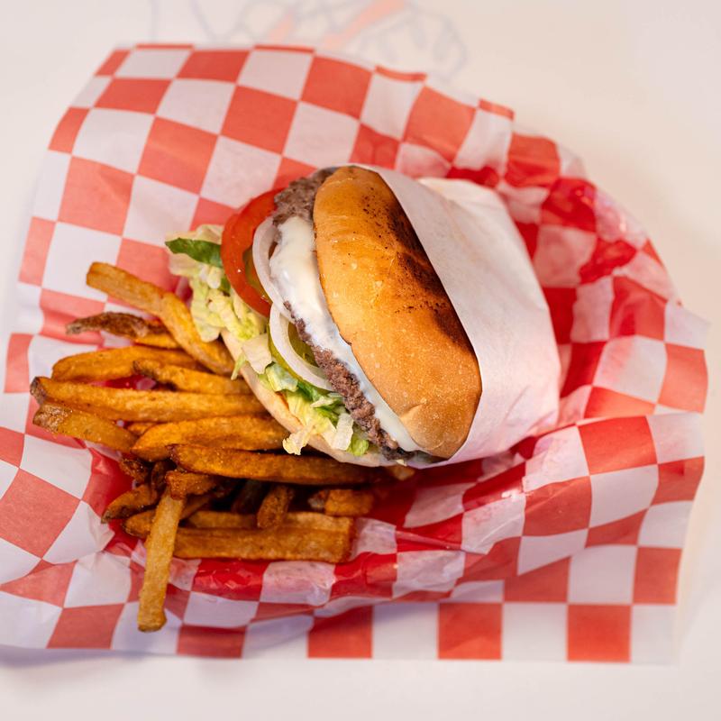 menu item 1 of 9, 1/3 Lb. Hamburger