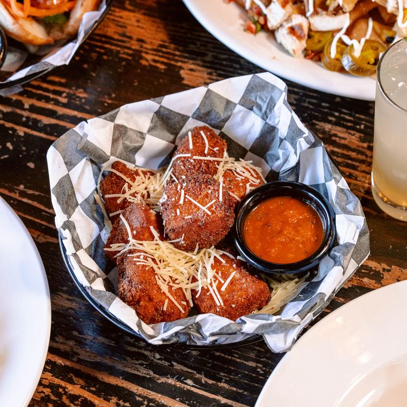 Fried Mac N Cheese Squares photo