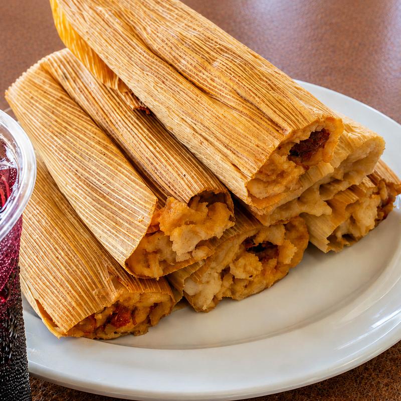 menu item 4 of 9, Tamales