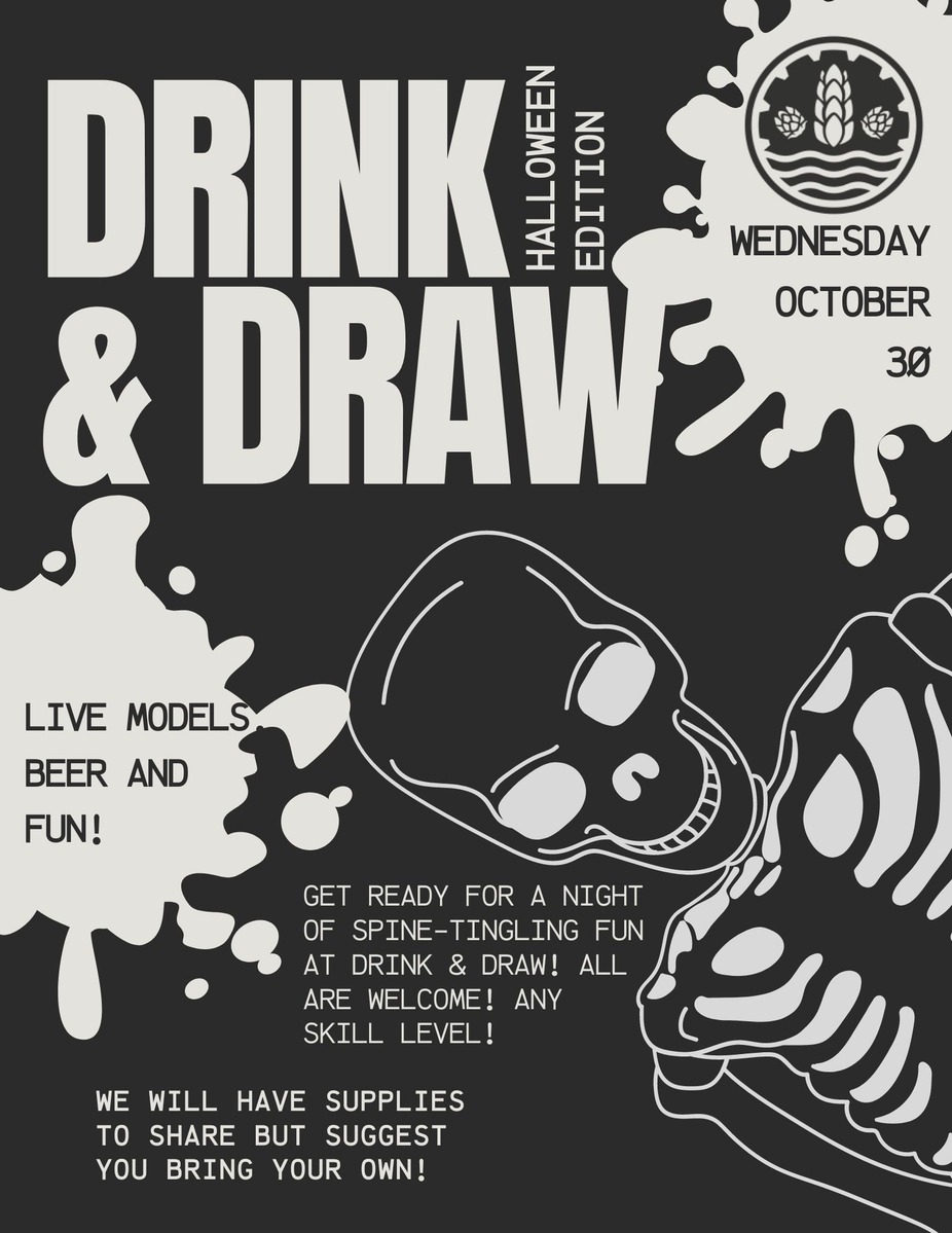 Drink & Draw: Halloween Edition event photo