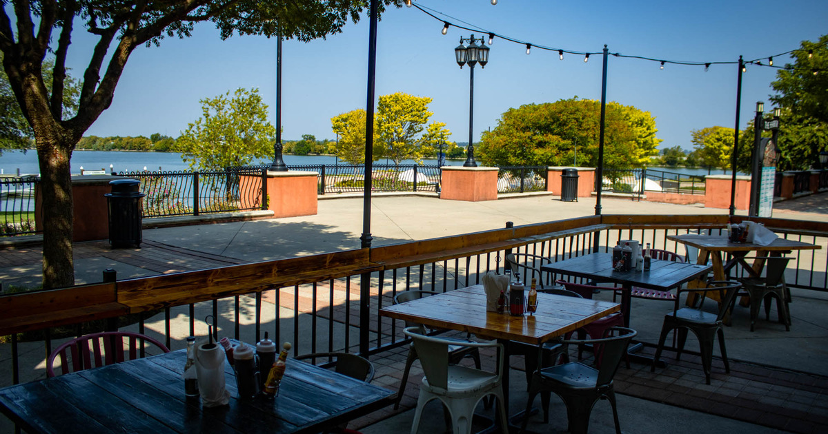 Patio, lake view