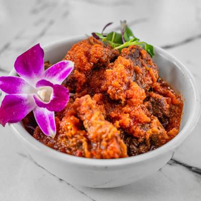 Fried Beef in pepper sauce photo