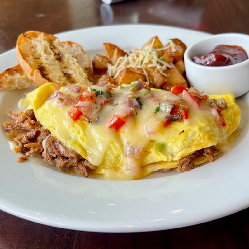 BRAISED BEEF SHORT RIB OMELET photo
