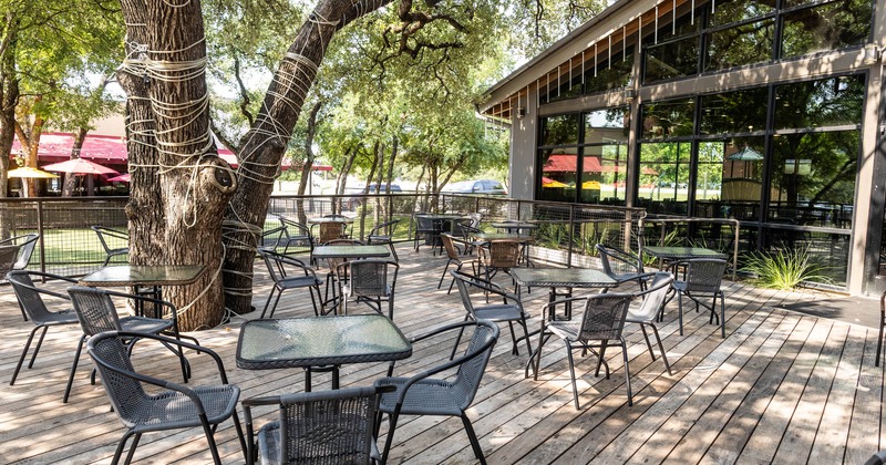 Exterior, tables and chairs