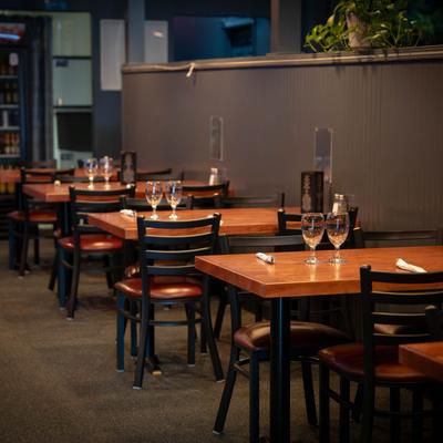 Tables ready for guests.