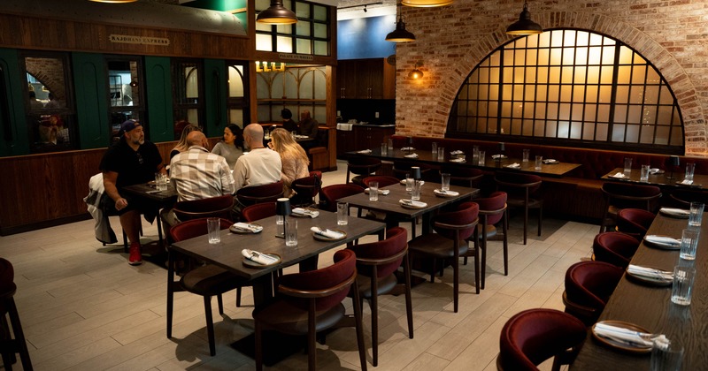 Interior, dining area