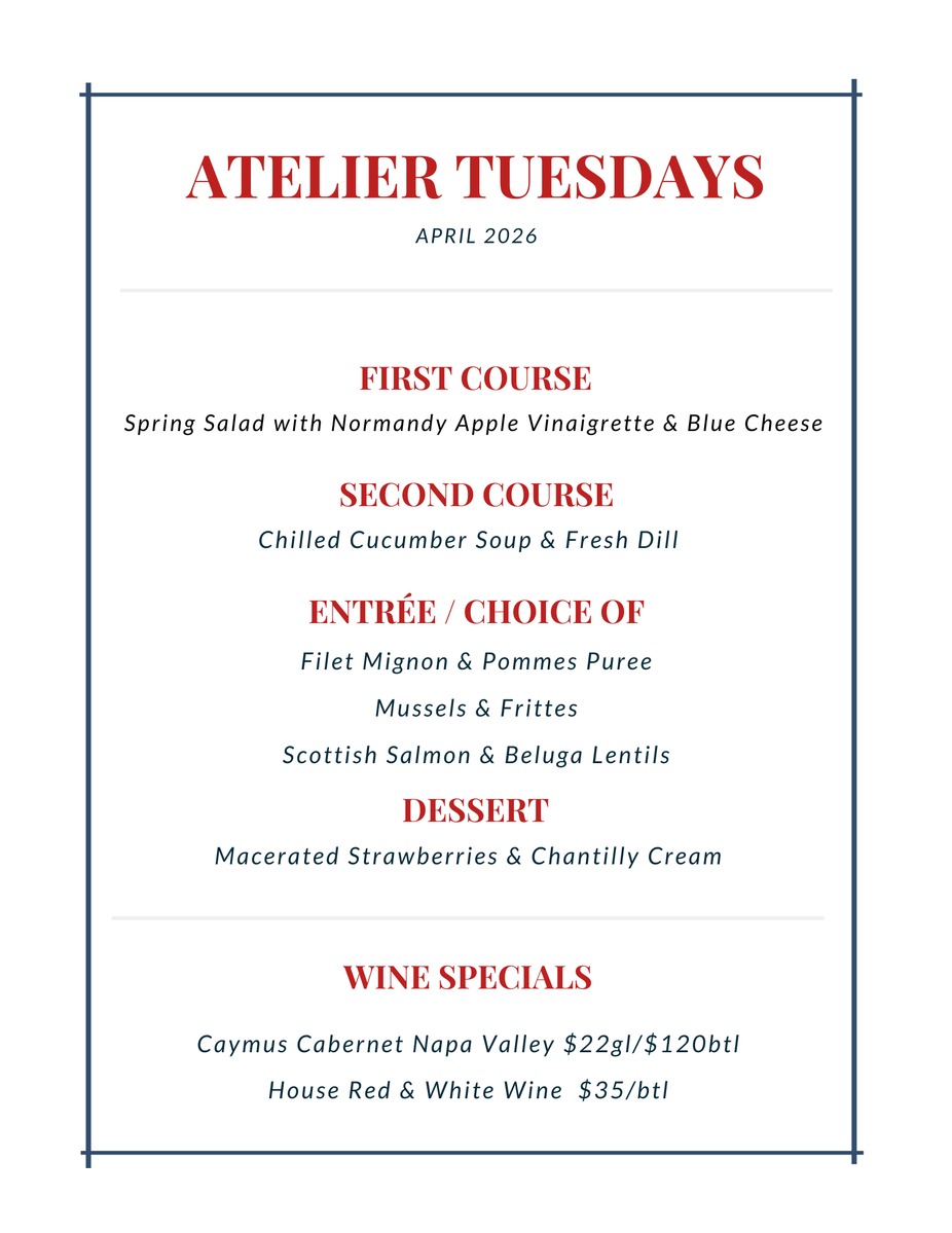 Atelier Tuesdays event photo