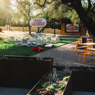 Green Space with Trees.