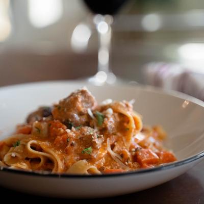 Tagliatelle Bolognese.