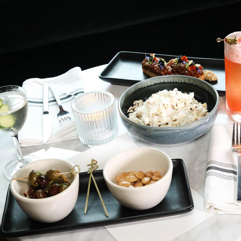 Assorted food on a table