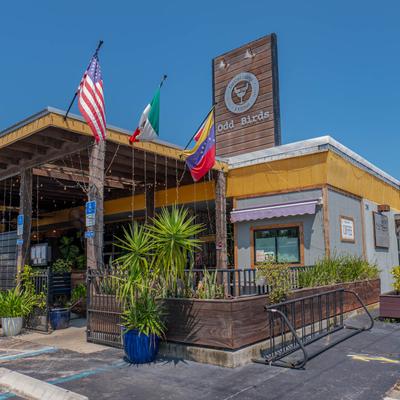 The restaurant's building.