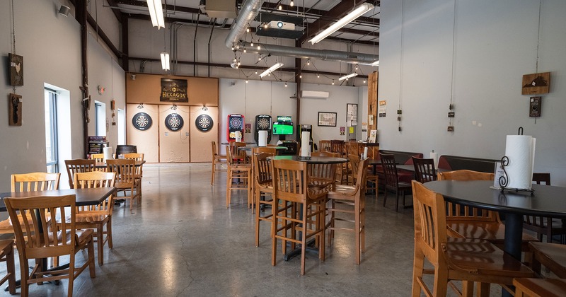 Interior, seating area