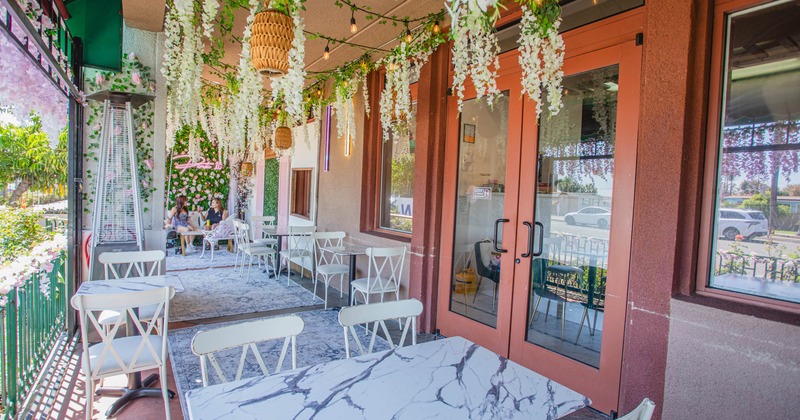 Exterior seating area