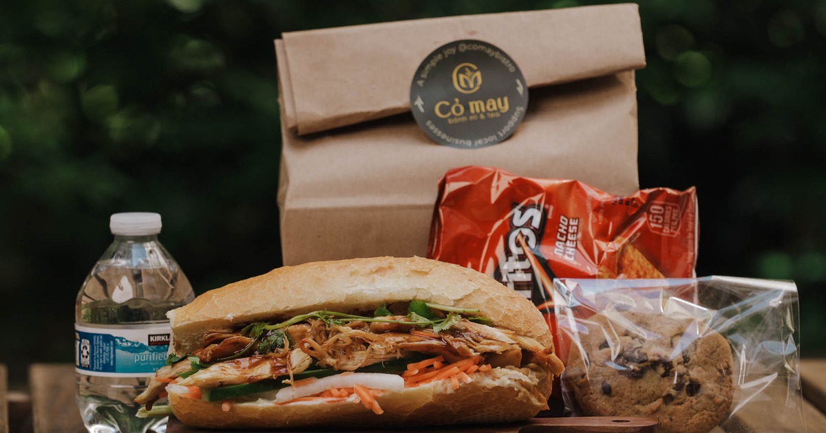 Sandwich, cookies, and a bag of chips