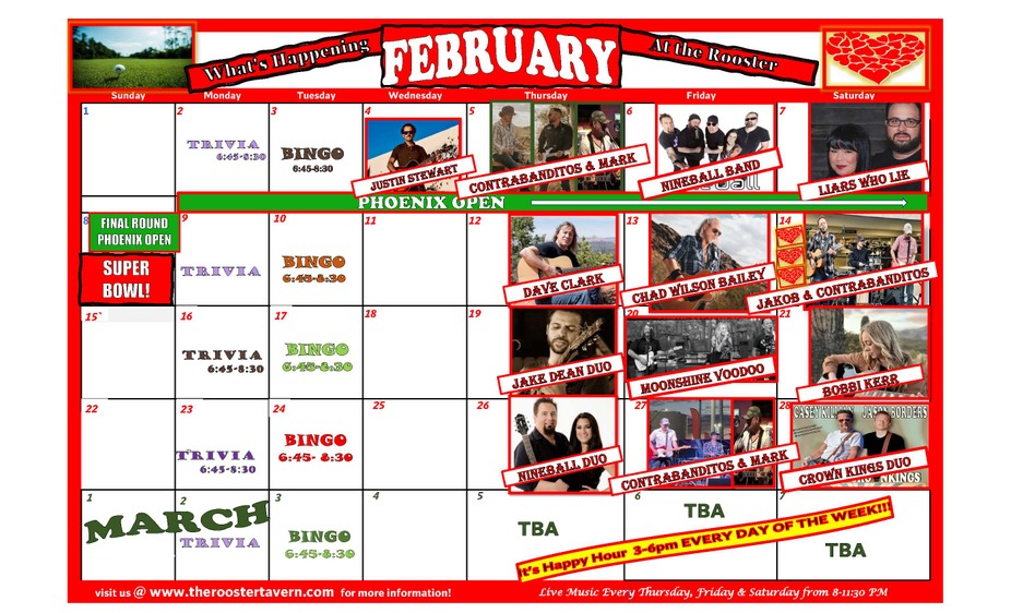 Look what's happening in February! event photo
