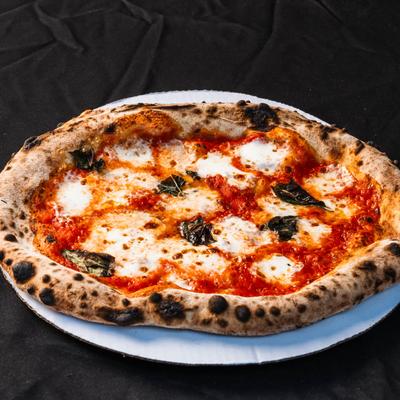 Margherita pizza.