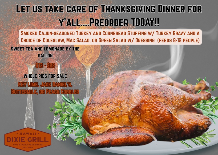 Preorder your Thanksgiving meal today! event photo