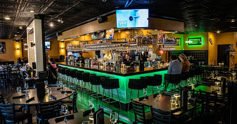 Interior, bar stools