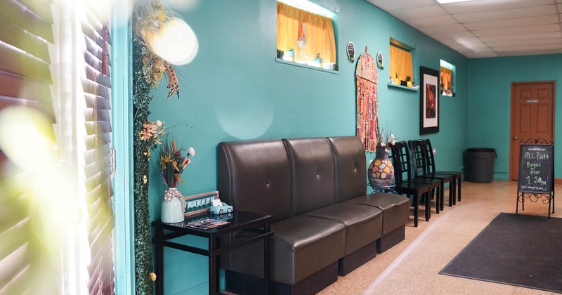 Interior, seating space