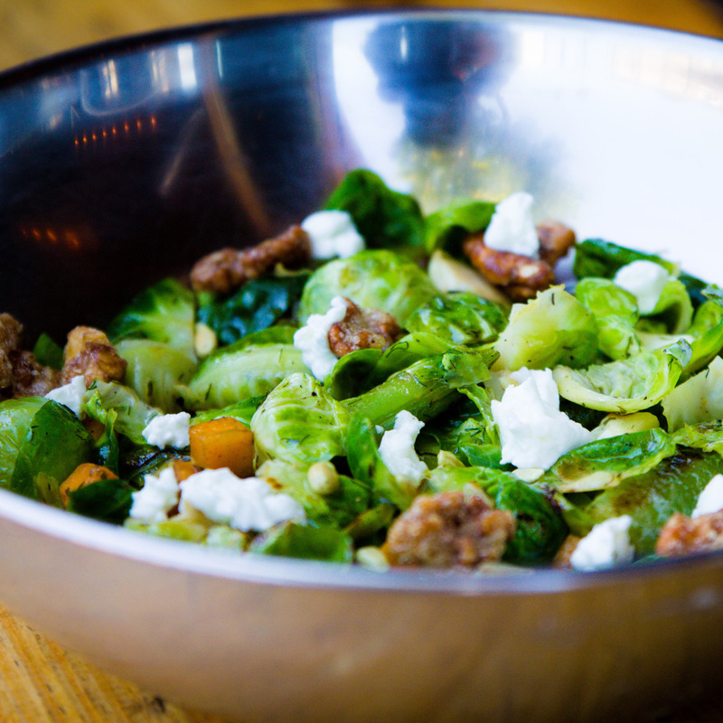 Warm Brussel Sprout Salad photo