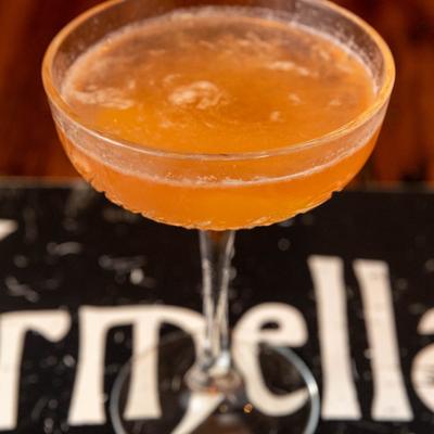 Lovely Lady cocktail, served