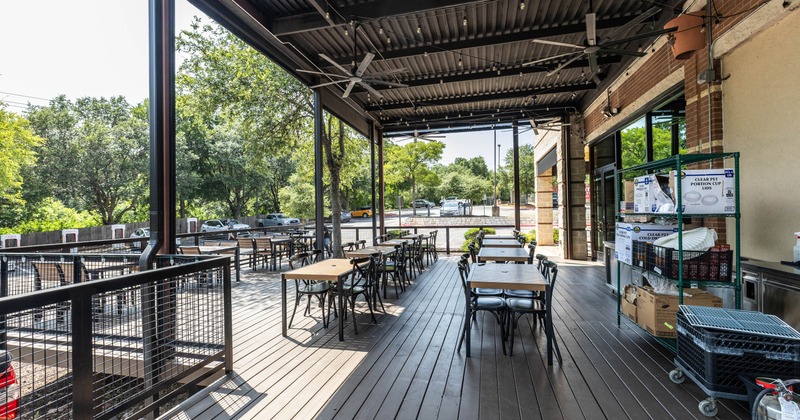 Exterior, covered patio