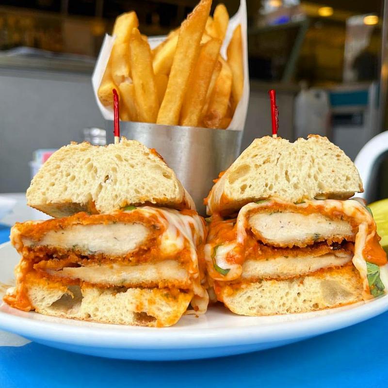 menu item 31 of 33, Crispy Chicken Parmesan Sandwich*
