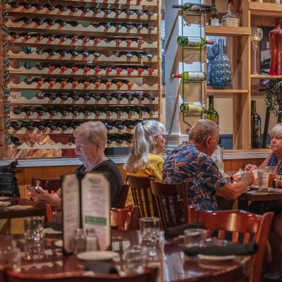 Inside dinning area..