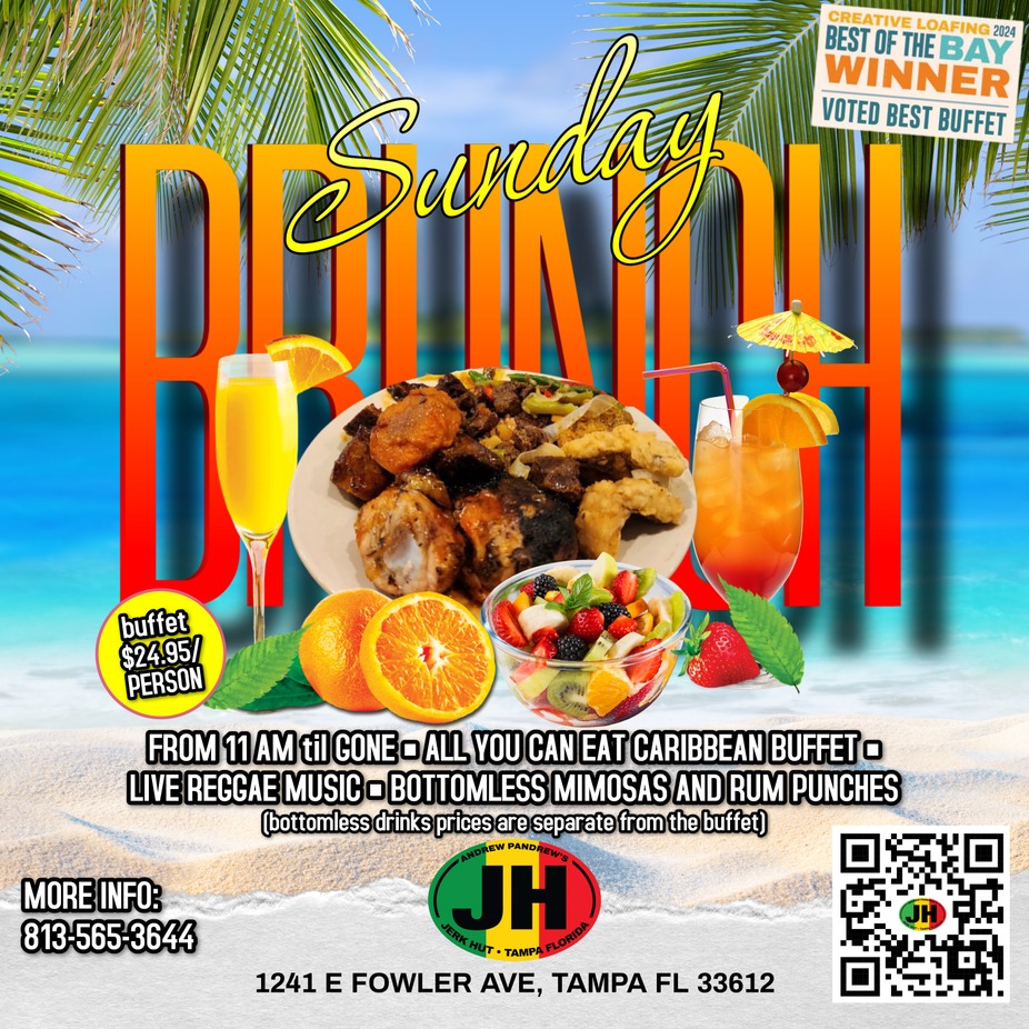 Sunday Brunch Buffet with Live Reggae Music event photo