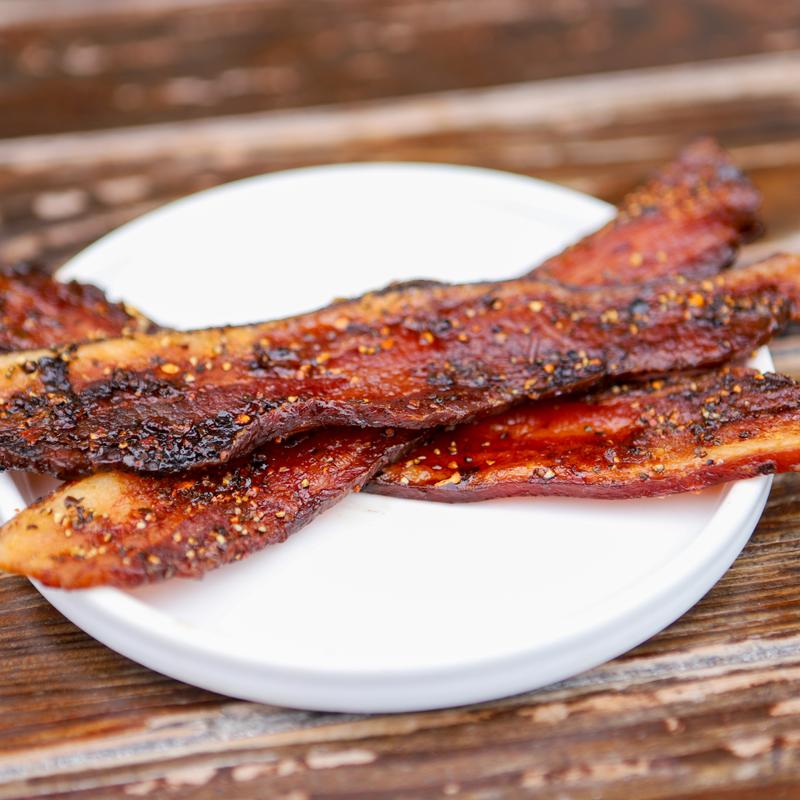 Candied Peppered Bacon*