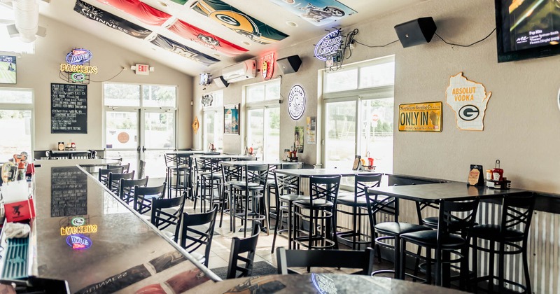 Interior, view of the seating area