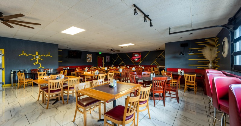 Interior seating area