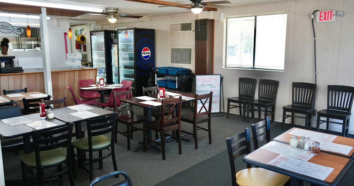 Interior space, dining area