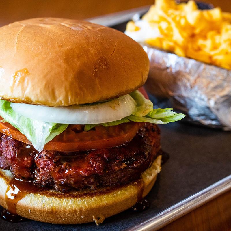 menu item 22 of 31, Smokey Burger Plate