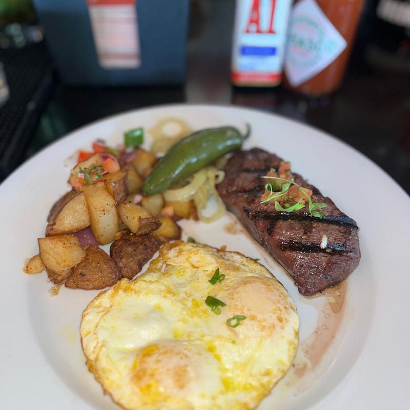 Grass-fed Steak & Eggs photo