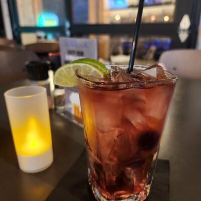 Lime Ricky Ricardo Fall Cocktail.