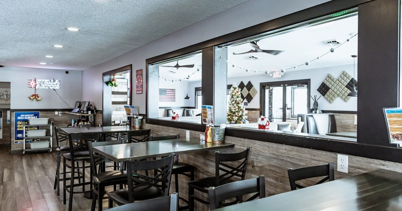 Interior, dining space