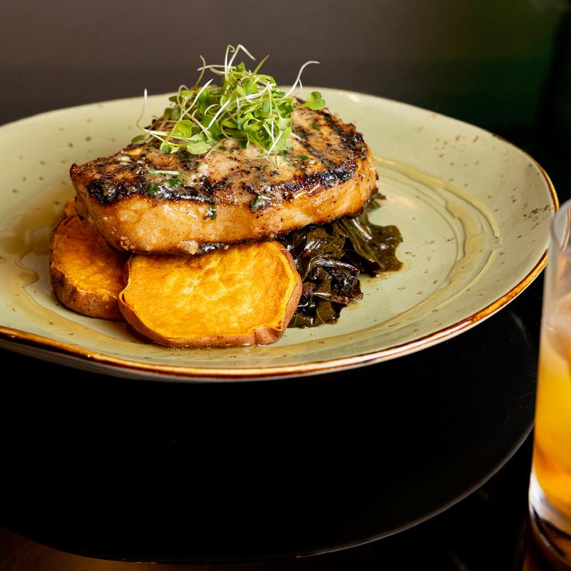 Sweet Tea Brined Pork Chop photo