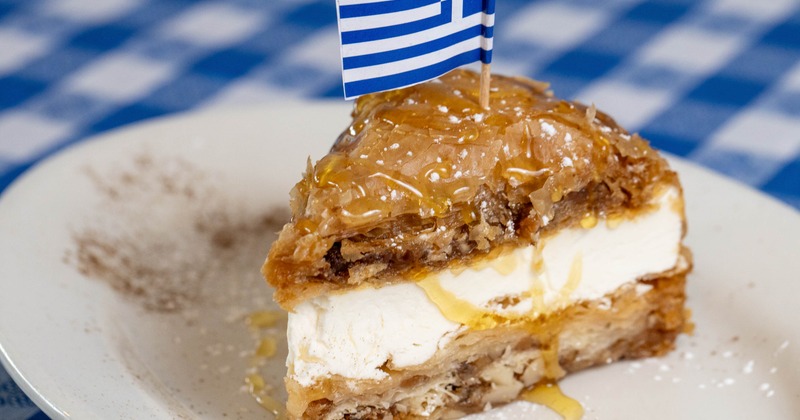 The baklava cheesecake