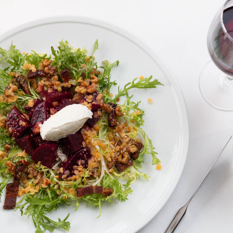 Warm Beet & Lentil Salad  - salade tiède de betteraves et lentilles photo