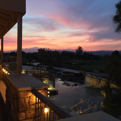 View from restaurant patio