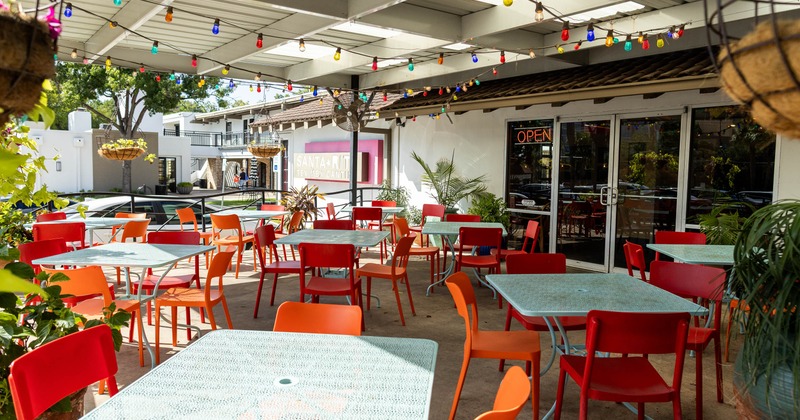 Exterior, seating place on covered patio