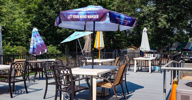 Exterior seating area